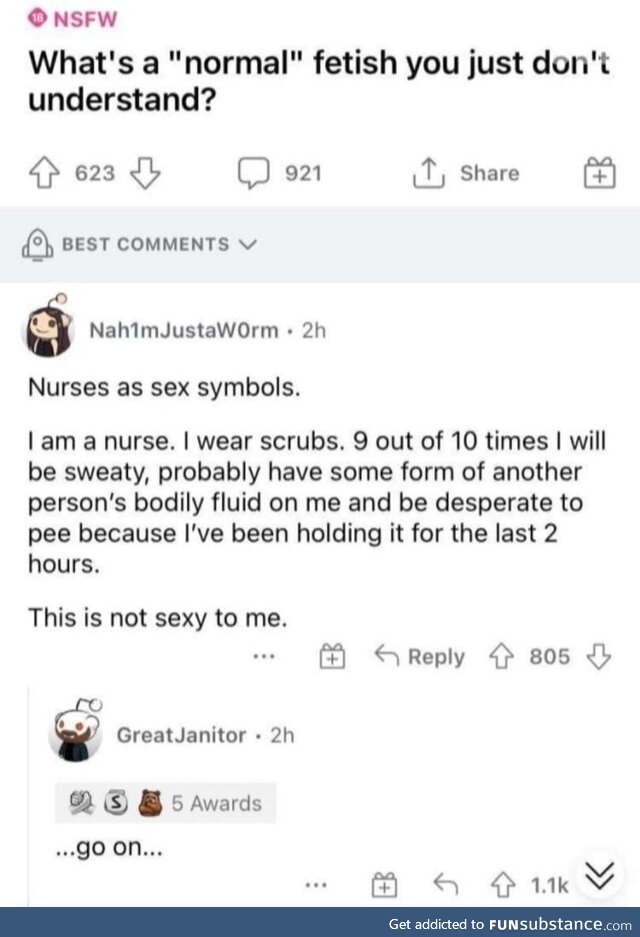 Hold up nurse