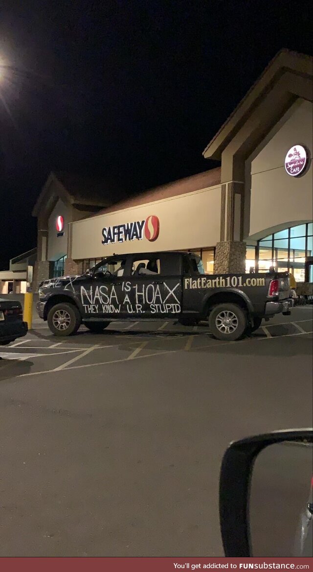 Saw the “space travel/vaccine” truck from Denton, TX and thought I’d share