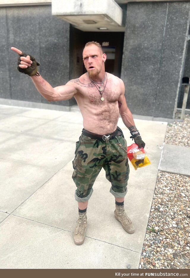 I think I just ran into Techno Viking in downtown Iowa City