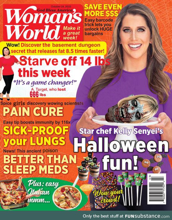 Womans World magazine parody because why not