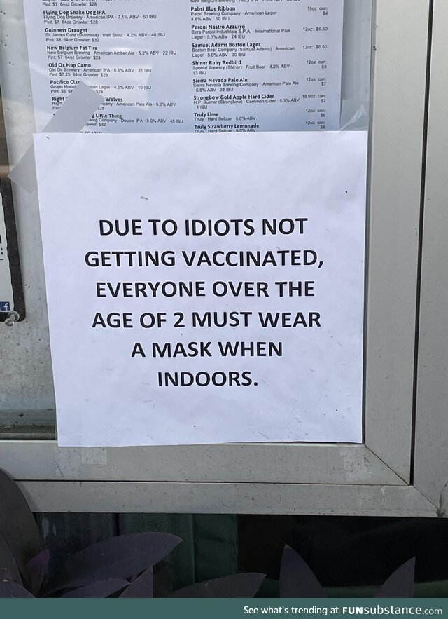 Sign at a restaurant near my house