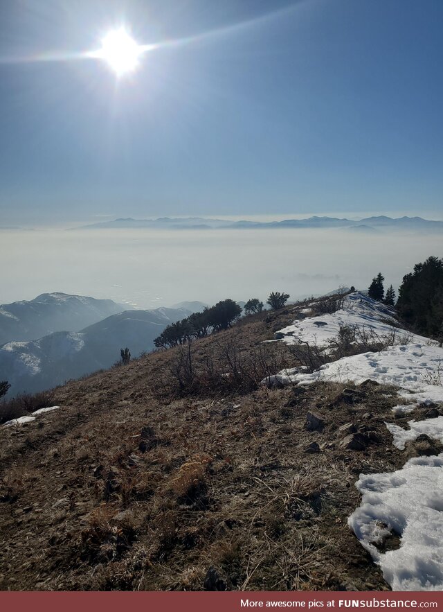 Air quality in Utah. That's not fog