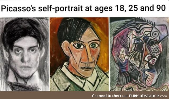 I'll just say it.. Picasso didn't age well