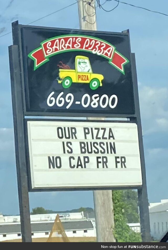 [OC] I love my local pizza place and their signage