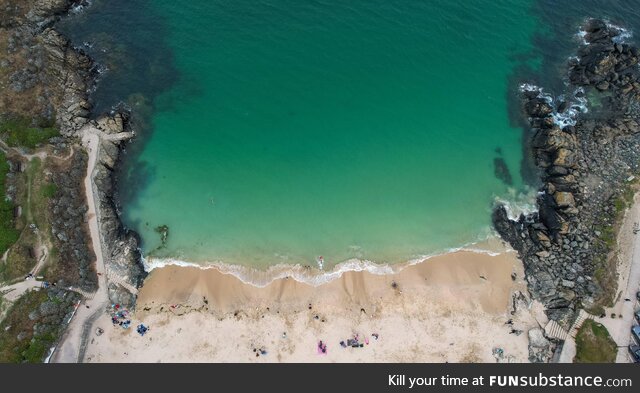 [OP]A photo I took on my drone over St Ives, Cornwall, UK