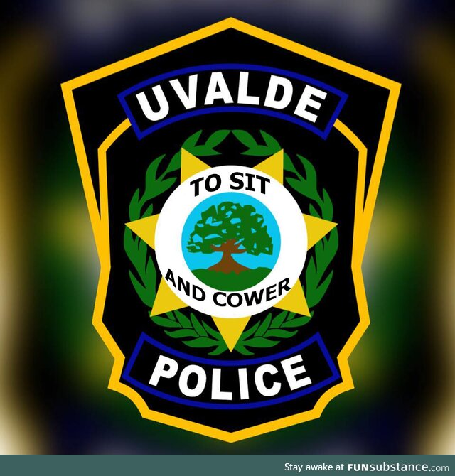 [OC] I've taken the liberty of changing the Uvalde Police Logo a bit