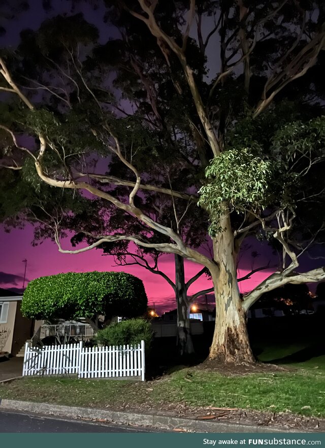 (OC) The Australian sunset looked pretty wild for a moment, last night