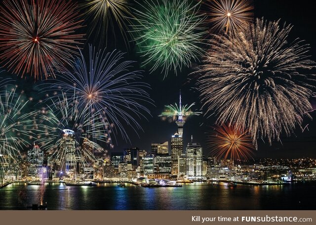 Happy New Year 2022 from New Zealand