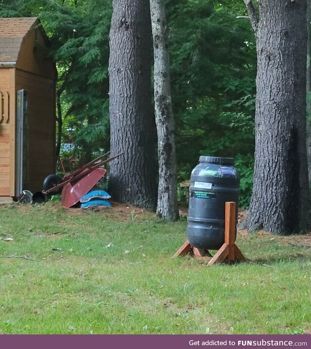 My neighbor's compost bin looks ready to help save the galaxy