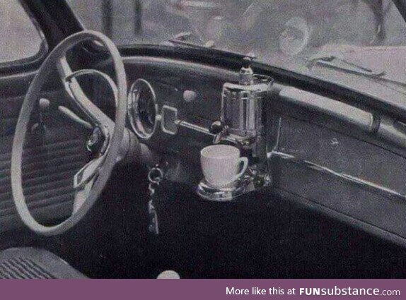 Coffee Machine in Volkswagen from 1959