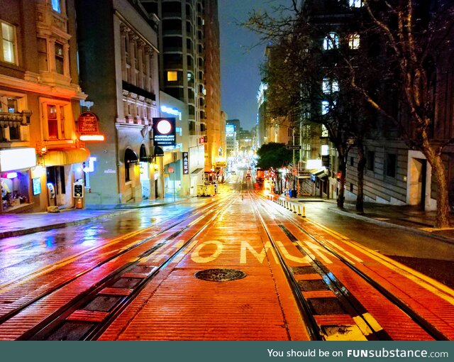 San Francisco after rain