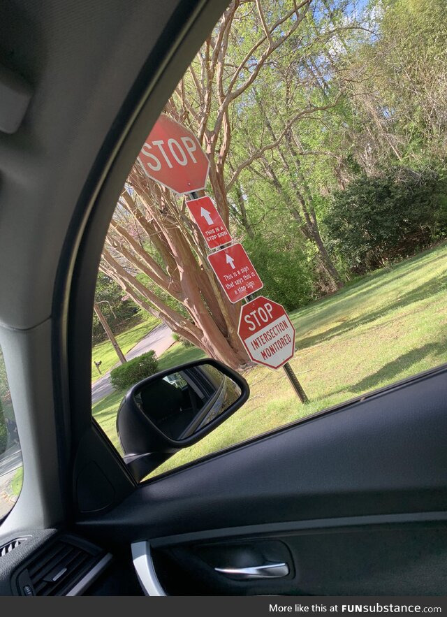 I found a yield sign, I think