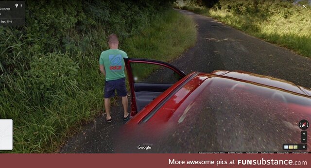 The Google Maps driver forgot to stop the camera
