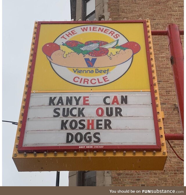 Sign in Chicago, Illinois