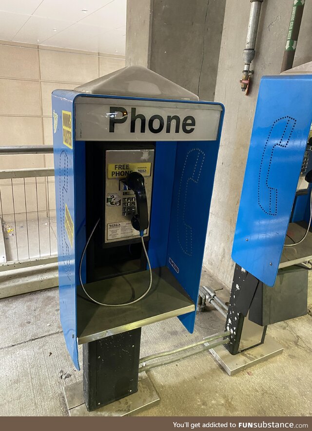 I went back in time when I came across this old style telephone booth