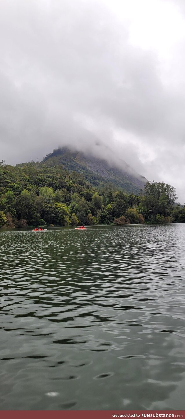 Paddle boating in Munnar, Kerela