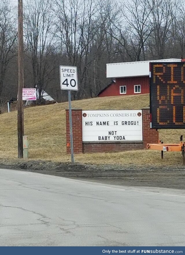 My local fire department has very strong feelings about Star Wars characters