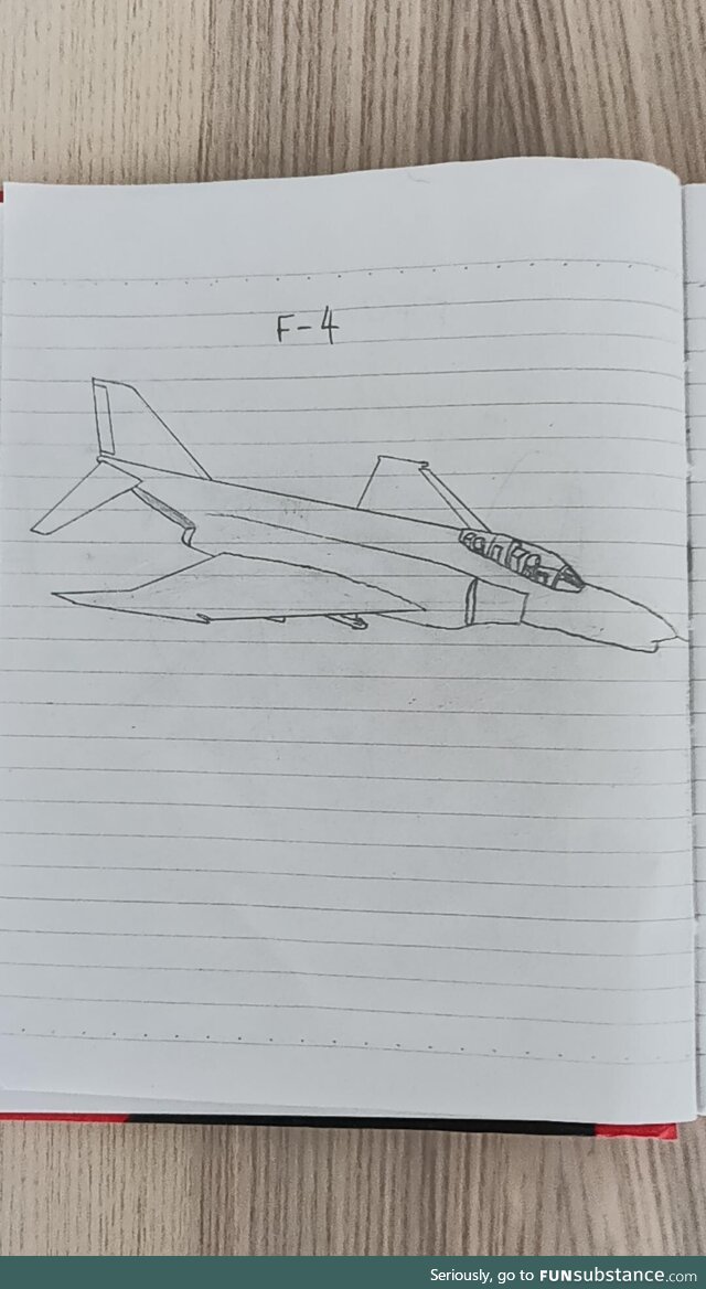 I drew an F-4 Phantom II