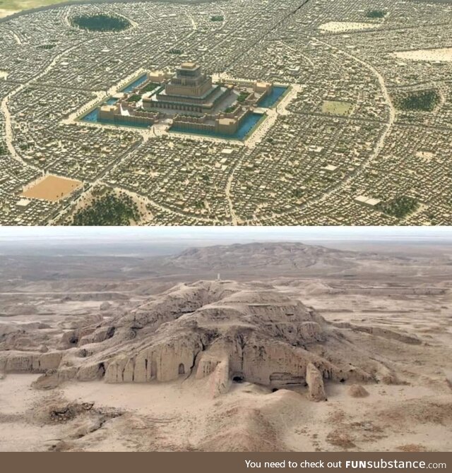 Sumerian city of Uruk, considered first civilized city in the world 6500-4000 BC