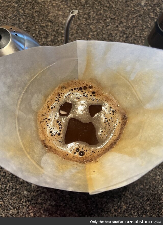 My morning coffee feels the same way I do about mornings