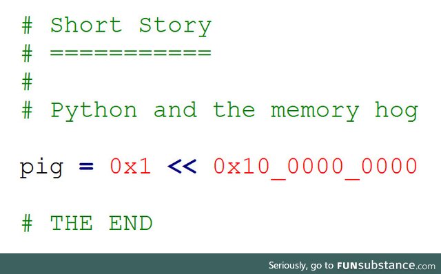 Python and the memory hog