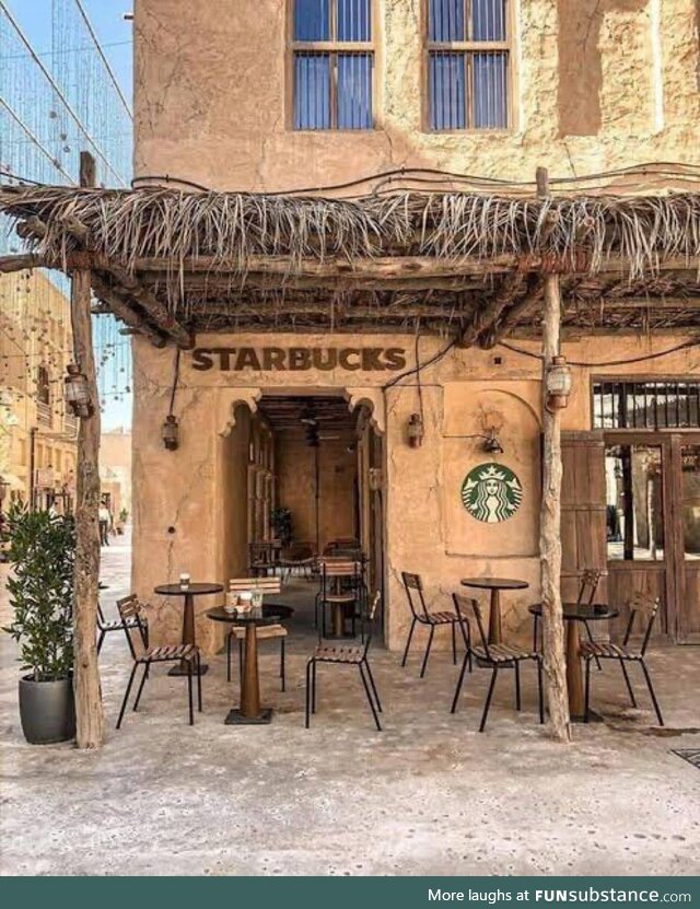 Starbucks architecture has always been been fascinating & out of the box