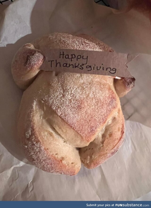 When your mom loves thanksgiving but also baking…