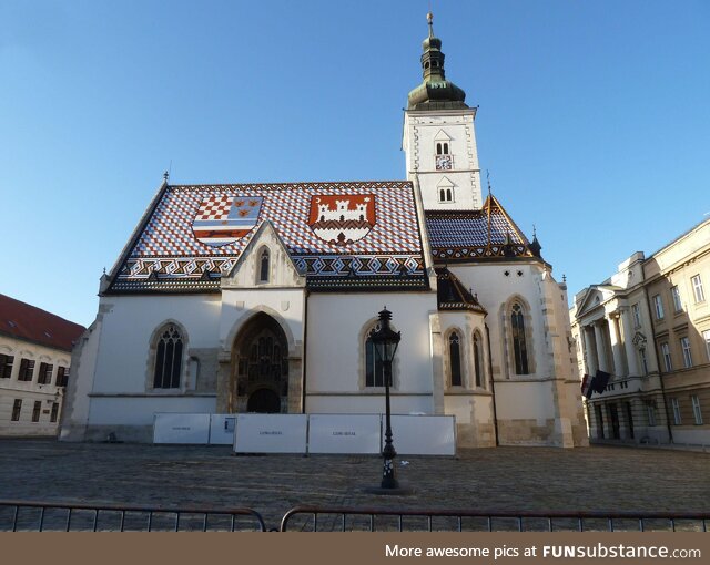 St. Mark's Church in Zagreb, Croatia