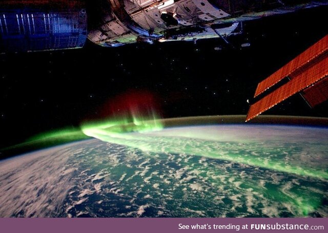 The Southern Lights - As seen from the International Space Station