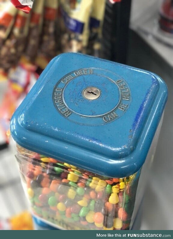 Candy machine at my work spreading hope!