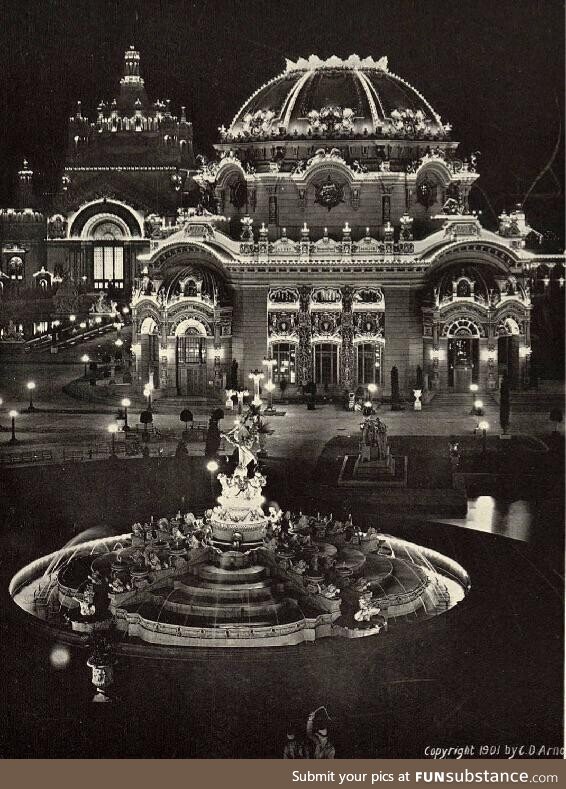 The Temple of Music in Buffalo, New York - demolished in 1901