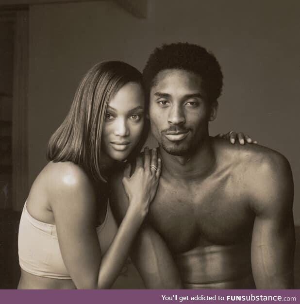 Tyra Banks with Kobe Bryant, 1999