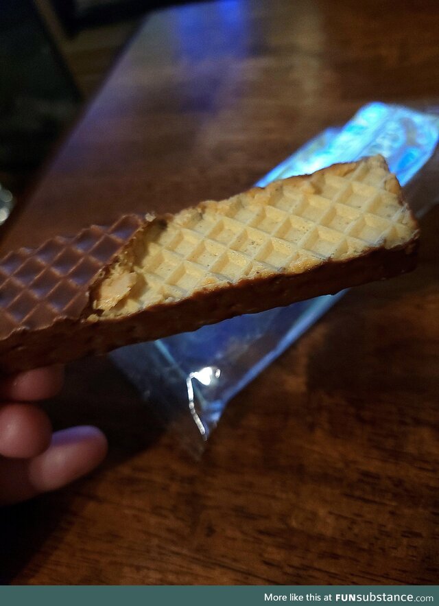 Can we agree that layer by layer is the correct way to eat a nutty bar