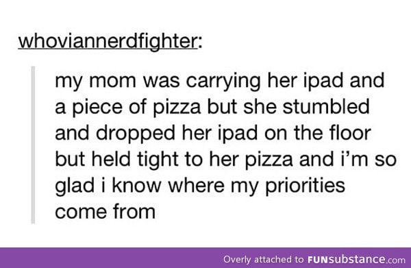 Pizza Priorities
