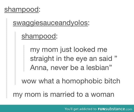 Lesbian homophobe?