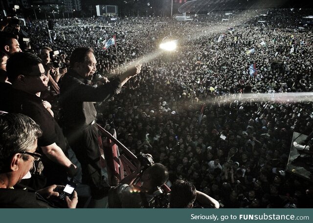 After over 20 years as Opposition Leader, Anwar Ibrahim is declared Malaysia 10th Prime