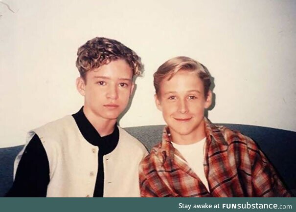 Young Justin Timberlake and Ryan Gosling, 1994