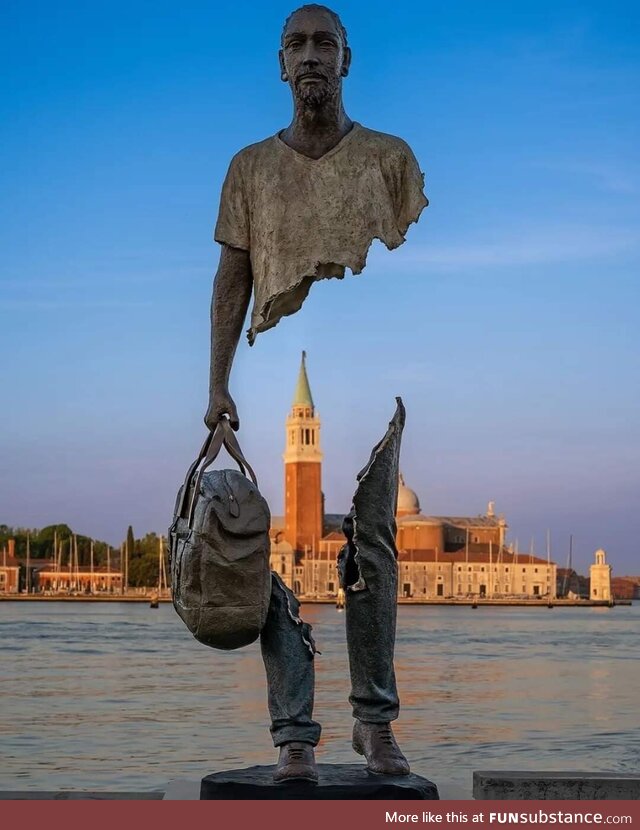 A beautiful sculpture in Venice, Italy