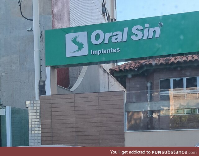 Interesting name for a dental office