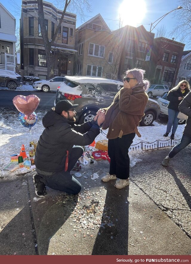 Proposal at the Chicago rat hole