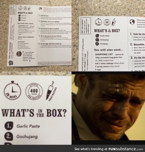 Got a new recipe box that reminded me of one of my favourite films