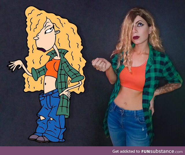 I cry, remembering old Nickelodeon, so I decided to do cosplay Deborah "Debbie" Thornberry