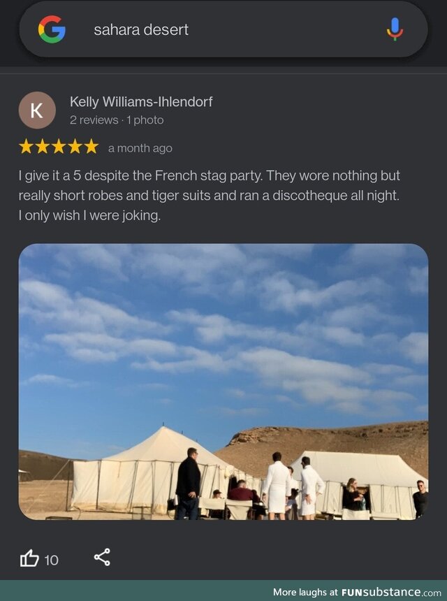 This review of the Sahara Desert