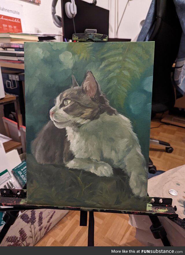 My second oil painting attempt, almost done