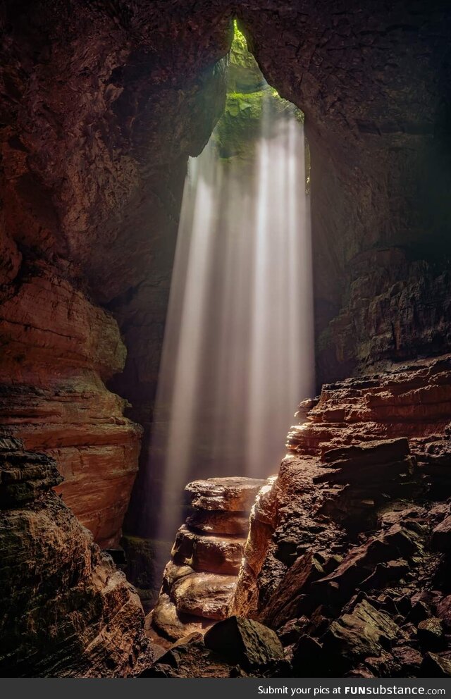 A cave at the end of a hike I recently went on in AL