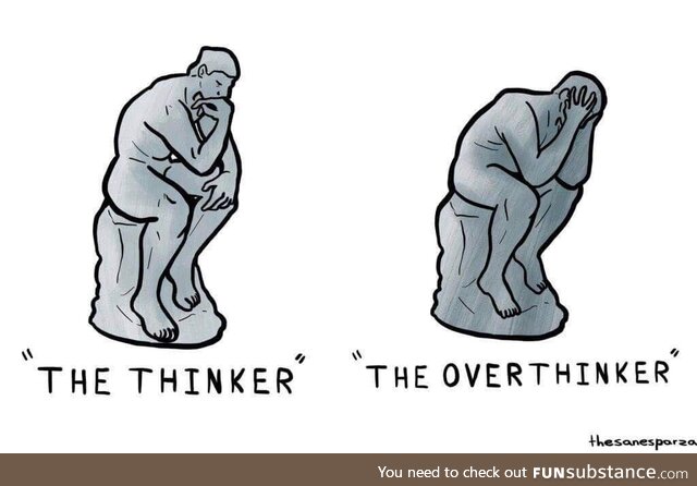 Two little difference between thinking