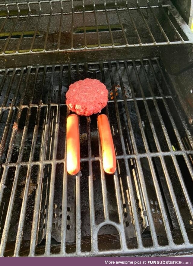 I stood over the grill and started saying "Pew pew pew" my kids are worried about me