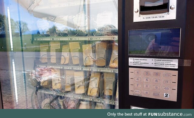 The most Swiss thing ever: A cheese vending machine, found in Zurich