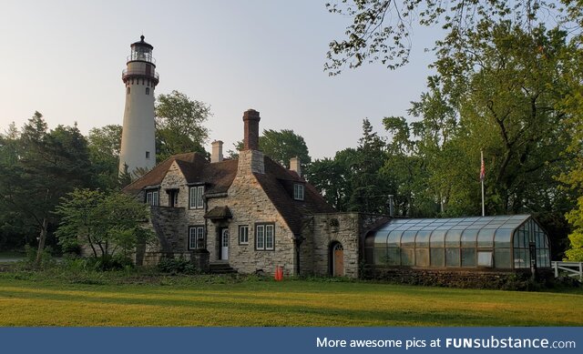 Grosse point lighthouse (evanston, illinois usa)