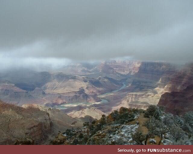 One of the best pictures I’ve ever taken - Grand Canyon, March 2001